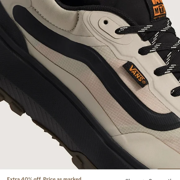 New Vans all-terrain mte crosspath mid shoe oatmeal beige and black - Picture 4 of 7